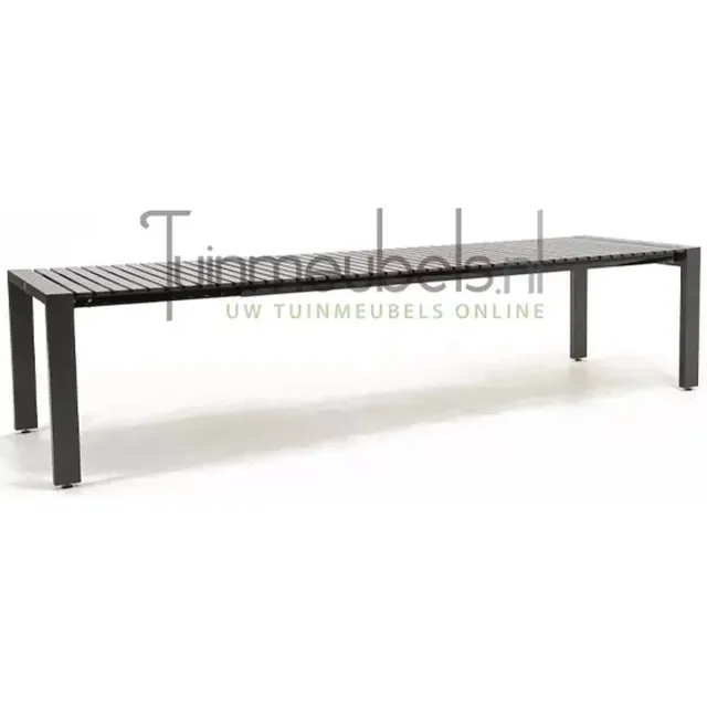 Suns Tuintafel Rialto adj. MRG ALU 262/329,5x100x75cm antraciet