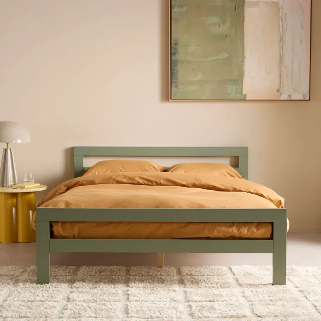 NOUS Living Capri tweepersoonsbed groen, foto 2
