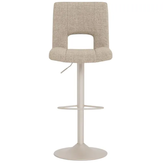 Giga Living Barstoel Tara Basel Beige Grijs Set van 2 - Giga Living