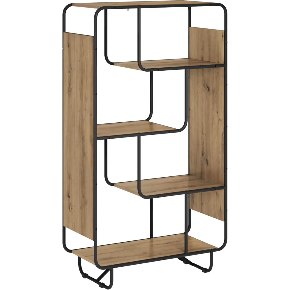 vidaXL Hoge kast Artisanaal eiken 80 x 37,5 x 144 cm Bewerkt hout, foto 3
