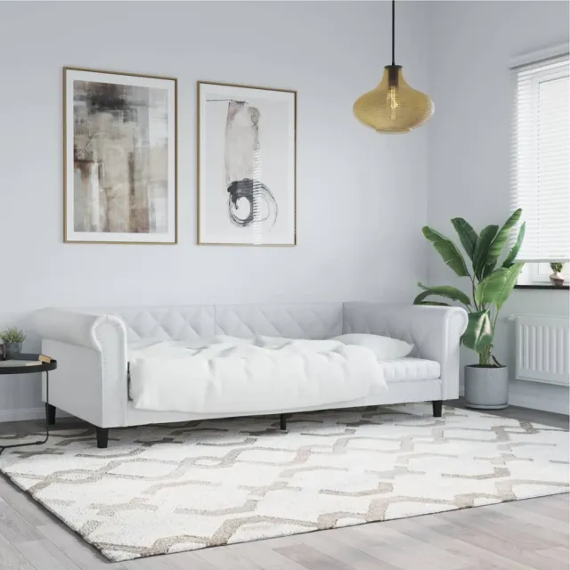 vidaXL Slaapbank 100x200 cm kunstleer wit