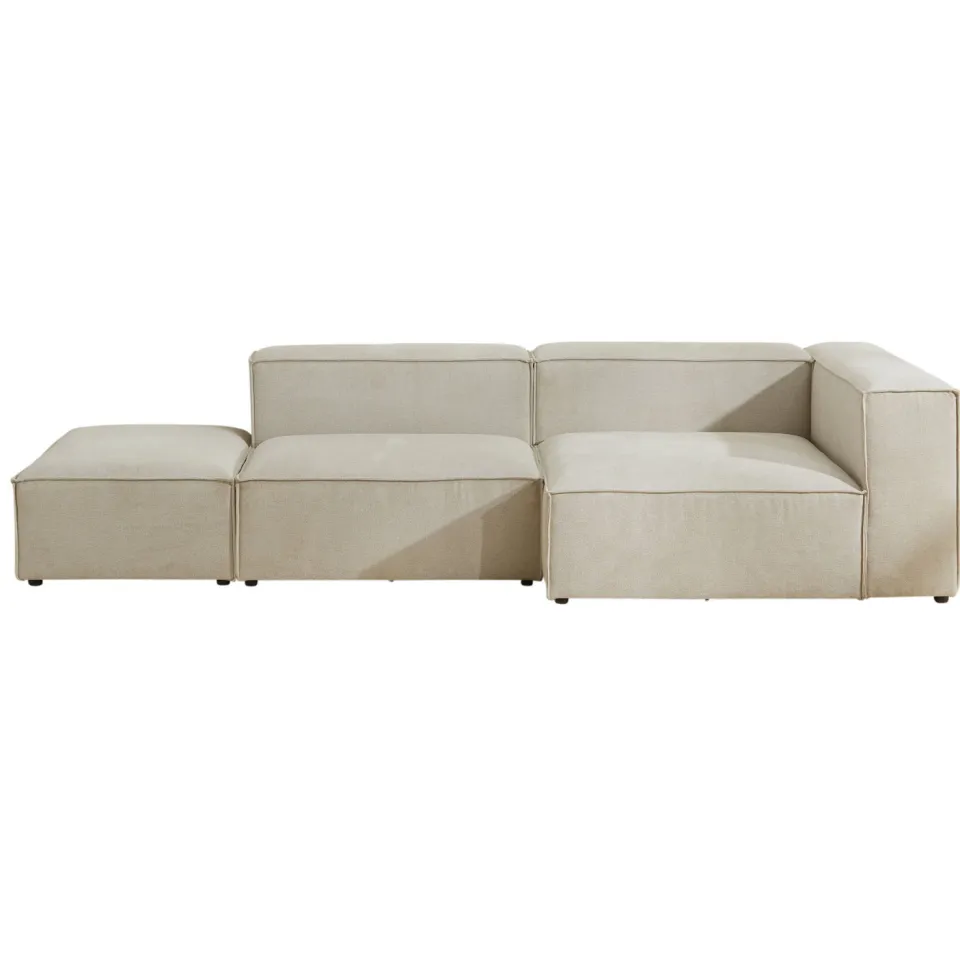 NOUS Living hoekbank Igor hoek rechts - beige, foto 6