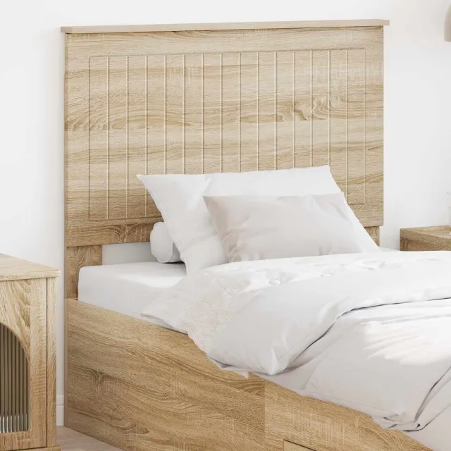 vidaXL Hoofdbord Sonoma Eiken Bewerkt hout Bruin