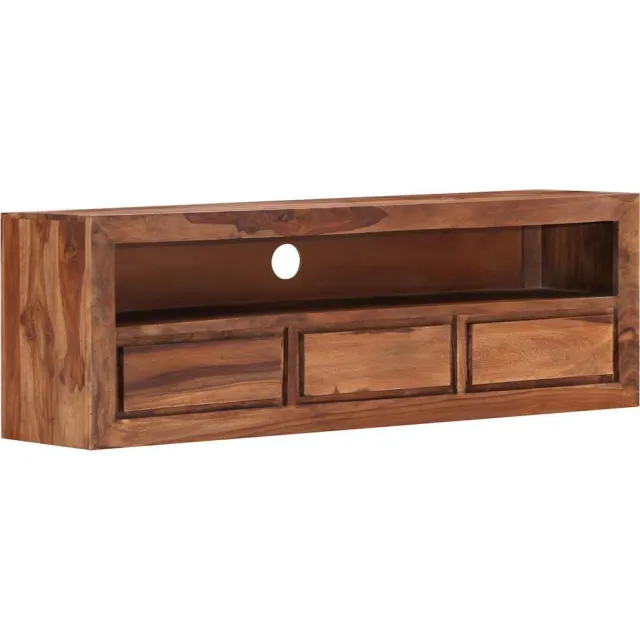 vidaXL Tv-meubel 120x30x40 cm massief acaciahout Bruin