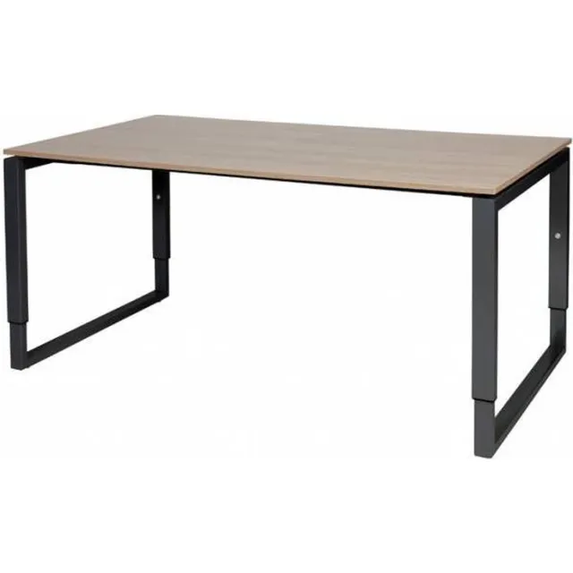 Schaffenburg Verstelbaar Bureau - Plus 160x90 Havana Kersen - zwart frame Zwart (RAL9005)/Havanna