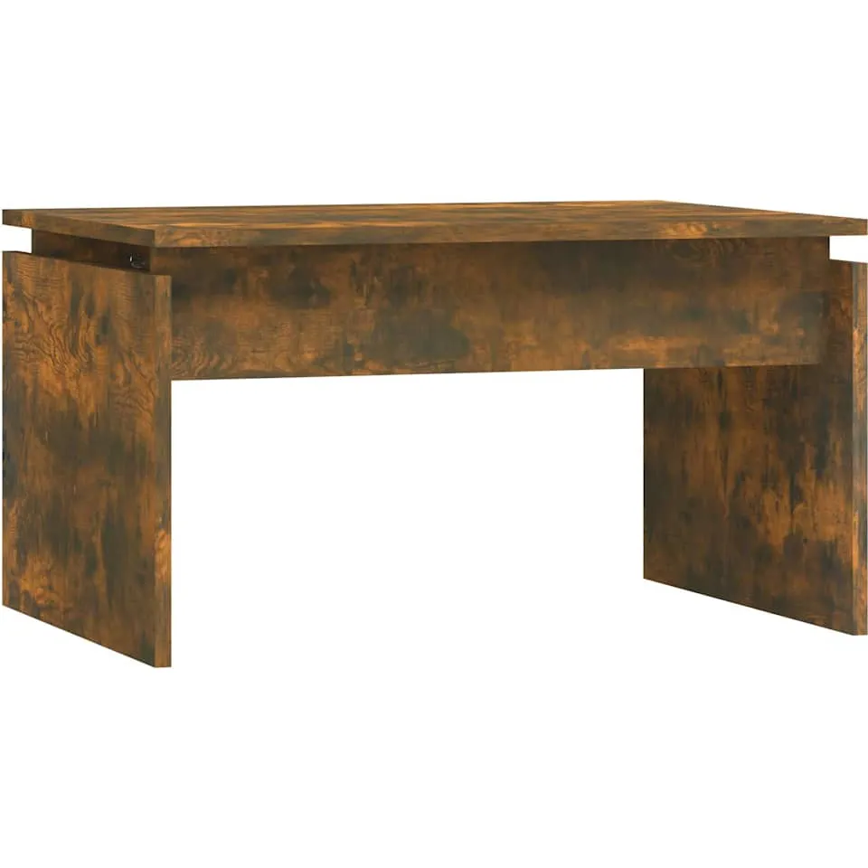 vidaXL Salontafel 68x50x38 cm bewerkt hout gerookt eikenkleurig, foto 3