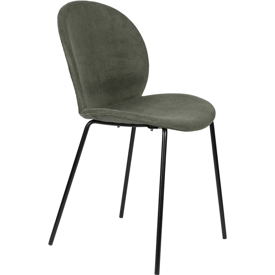 Zuiver Bonnet eetkamerstoel groen, foto 2