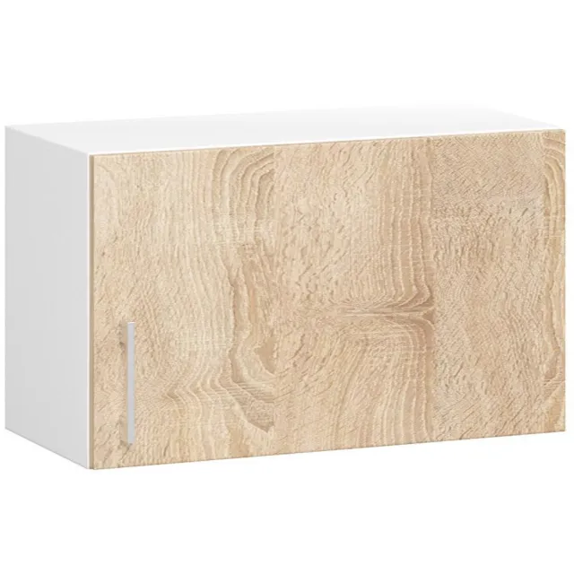 Akord Keukenkast modulaire LIMA W60 voor Afzuigkap / Hangkast / Bovenkast / AKORD Furniture Factory / Wit - Sonoma Eik / 60 x 29 x 30,5 cm