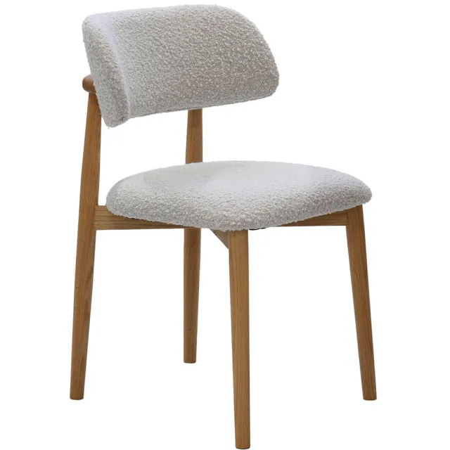 Giga Meubel eetkamerstoel Lexi eikenhout beige