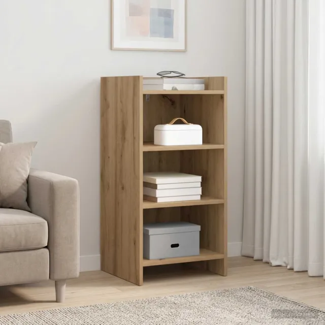 vidaXL Dressoir Artisanaal eiken 40 x 36 x 80 cm Bewerkt hout Bruin
