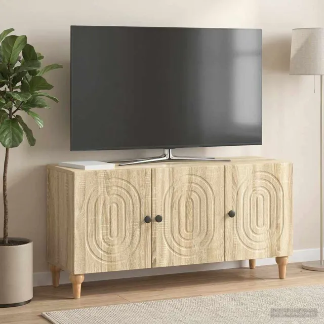vidaXL TV-kast 99 x 34,5 x 50 cm Sonoma Eiken Bewerkt hout, foto 2