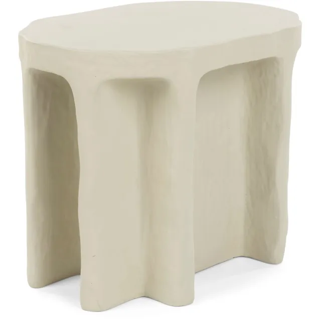 Bold Monkey Born To Be Alive Bijzettafel Ovaal 60x45 cm Beige