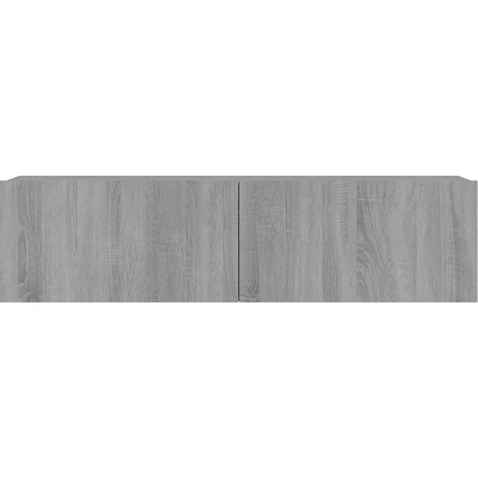 vidaXL Tv-wandmeubel 120x30x30 cm bewerkt hout grijs sonoma eiken, foto 4
