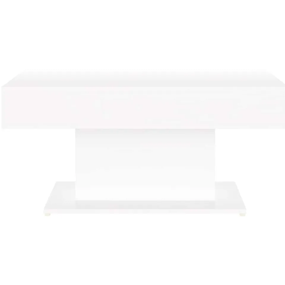 vidaXL Salontafel 96x50x45 cm bewerkt hout wit, foto 2