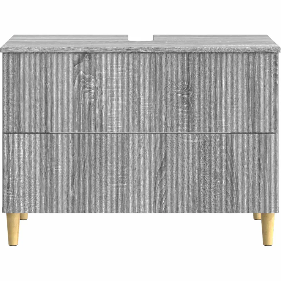 vidaXL Badkamer wastafelkast ARNHEM Grijs Sonoma 82 x 41 x 59 cm, foto 4