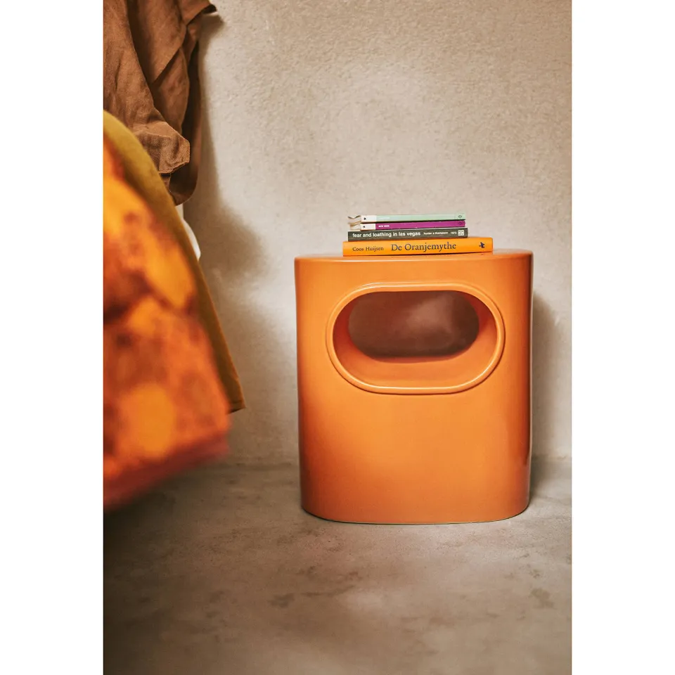 HKLIVING Space bijzettafel oranje, foto 5