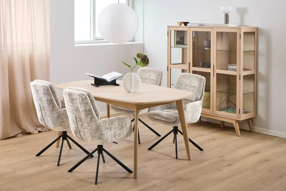 Wehkamp Home Emiel eetkamerstoel beige, foto 4