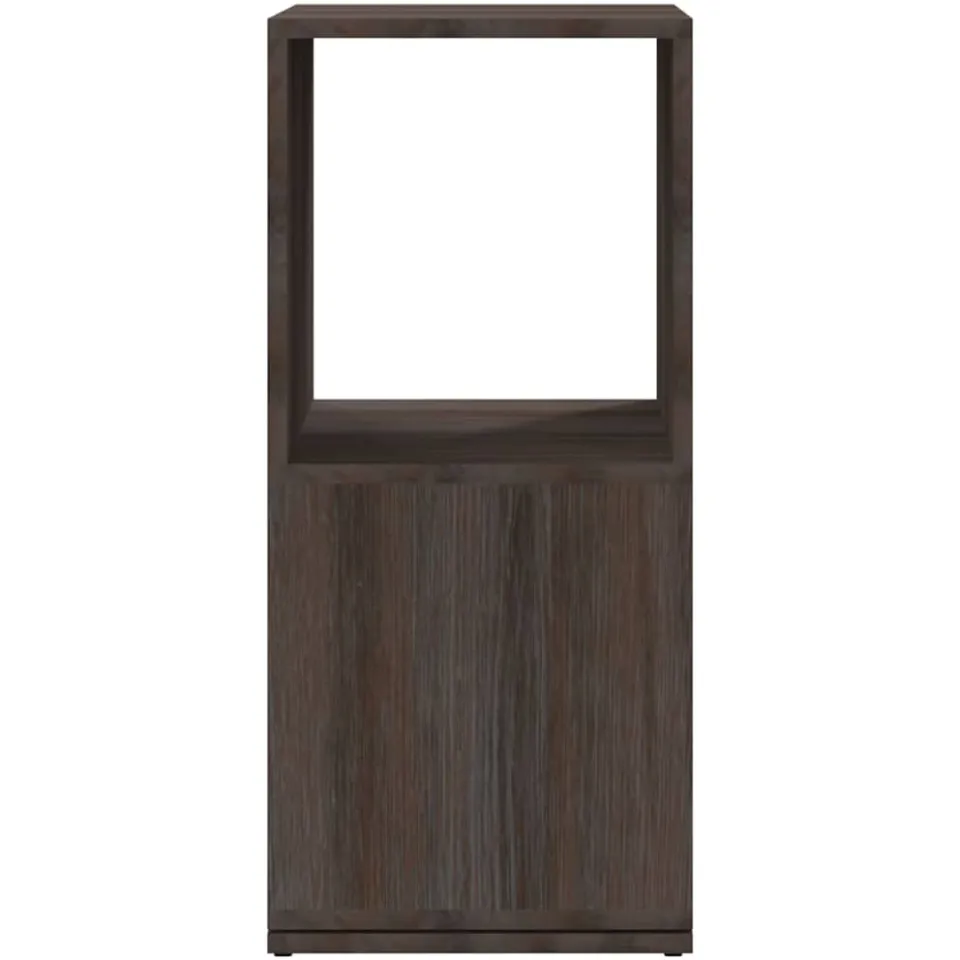 vidaXL Draaikast 34,5x34,5x75,5 cm spaanplaat grijs en sonoma eiken, foto 4