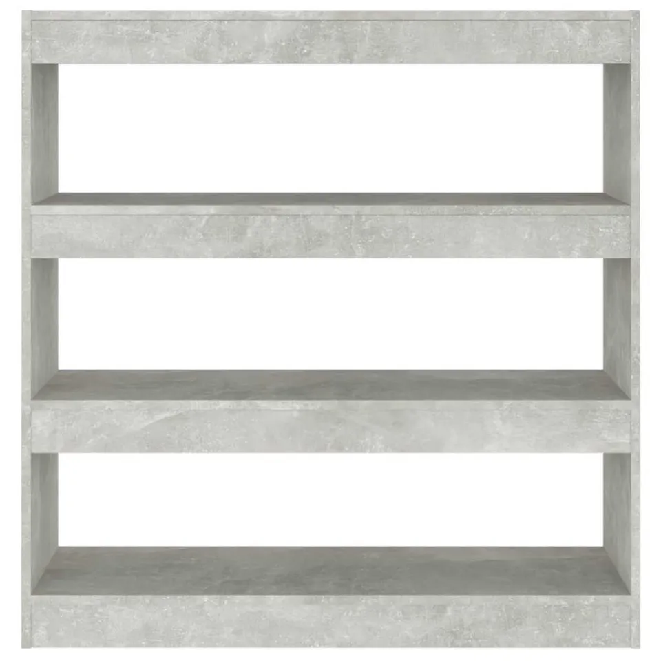 vidaXL Boekenkast/kamerscherm 100x30x103 cm betongrijs grijs, foto 4