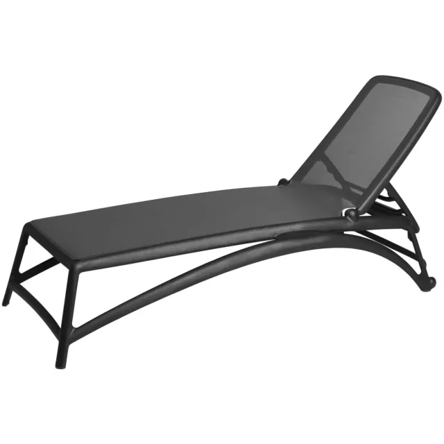 Nardi Ligbed Atlantico; 204x70x35 cm (LxBxH); antraciet