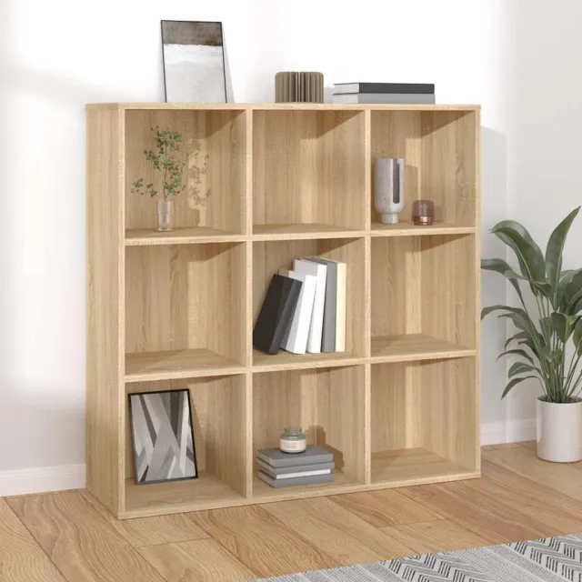 vidaXL Boekenkast 98x29x97,5 cm bewerkt hout sonoma eikenkleurig, foto 2