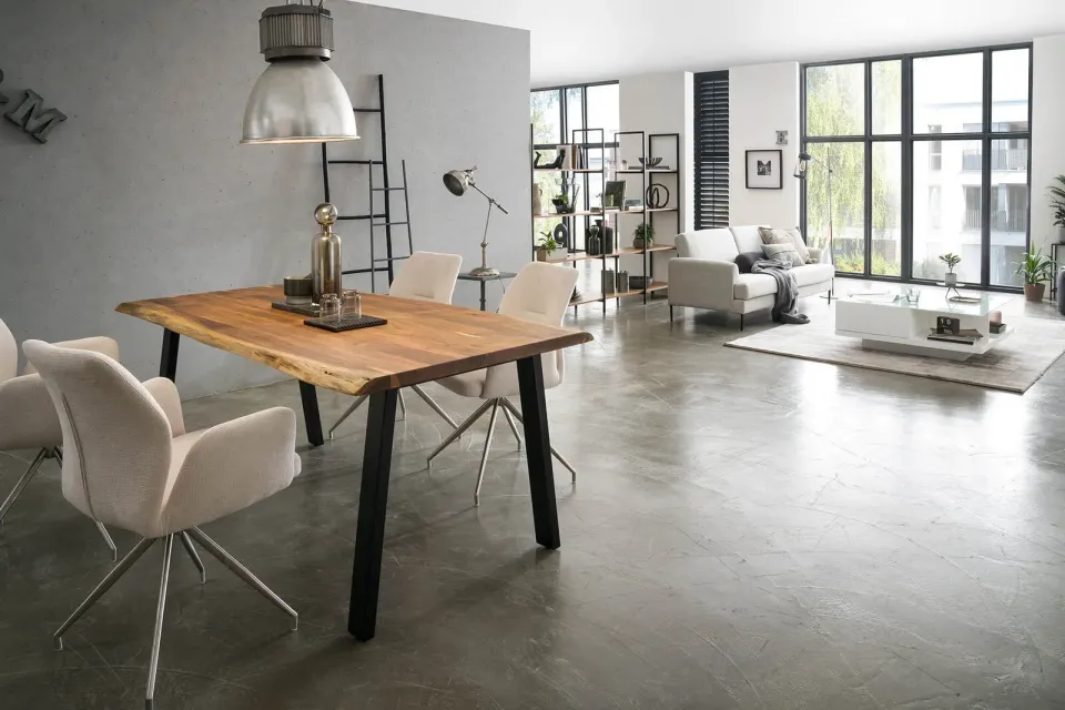 Eetkamertafel Thijmen Acacia bruin, foto 5