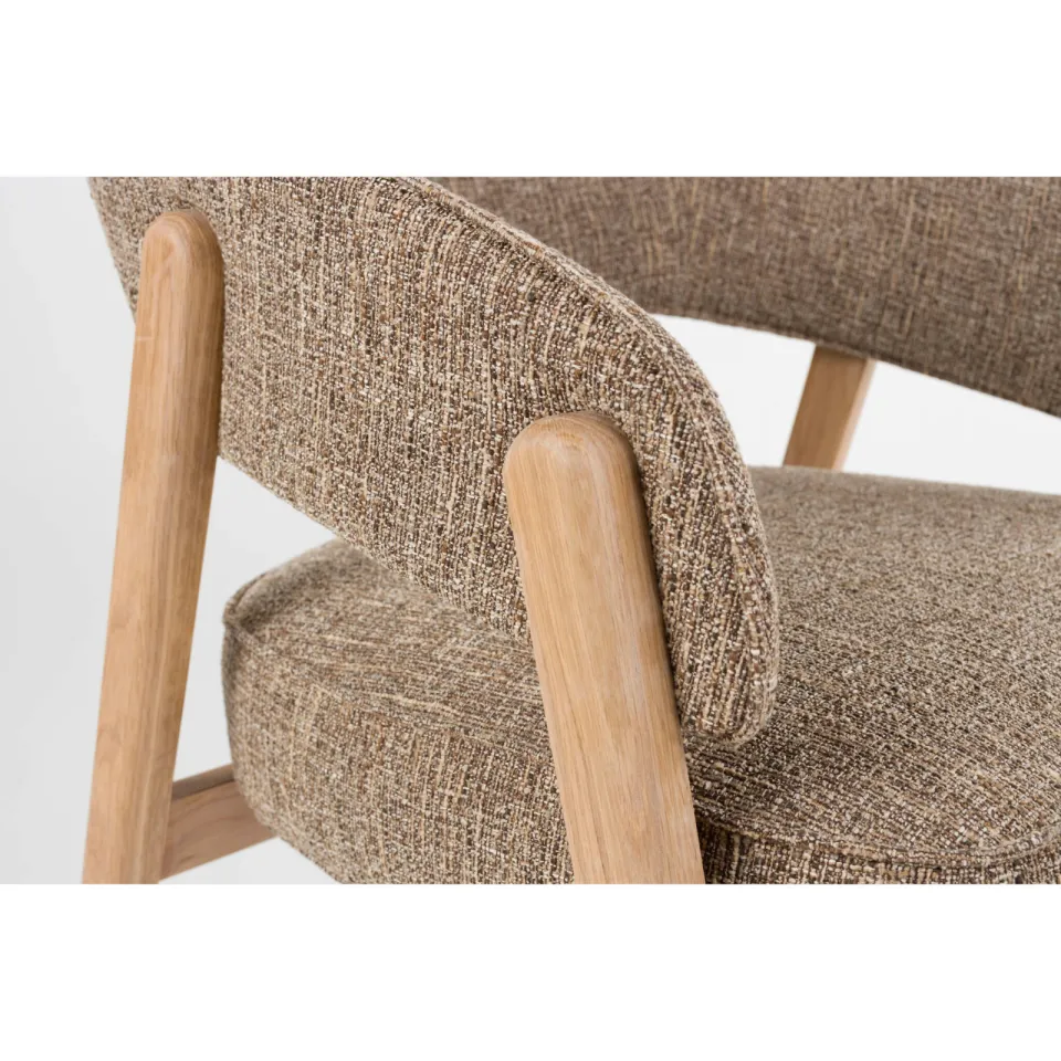 Zuiver fauteuil Bright bruin, foto 6