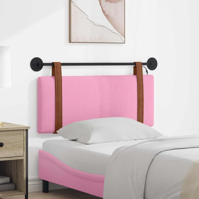 vidaXL Hangend hoofdbord Roze Antiek PU