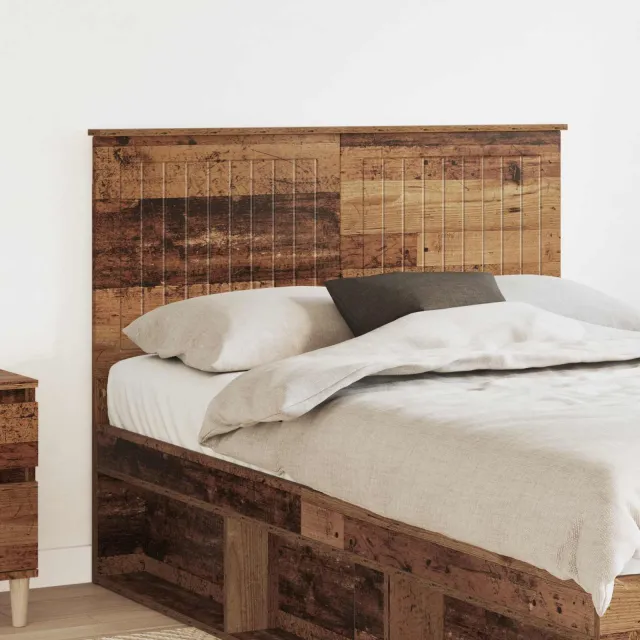 vidaXL Hoofdbord Oud Hout Bewerkt hout Bruin
