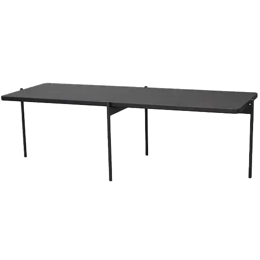 Rowico Home Shelton houten salontafel zwart - 145 x 60 cm