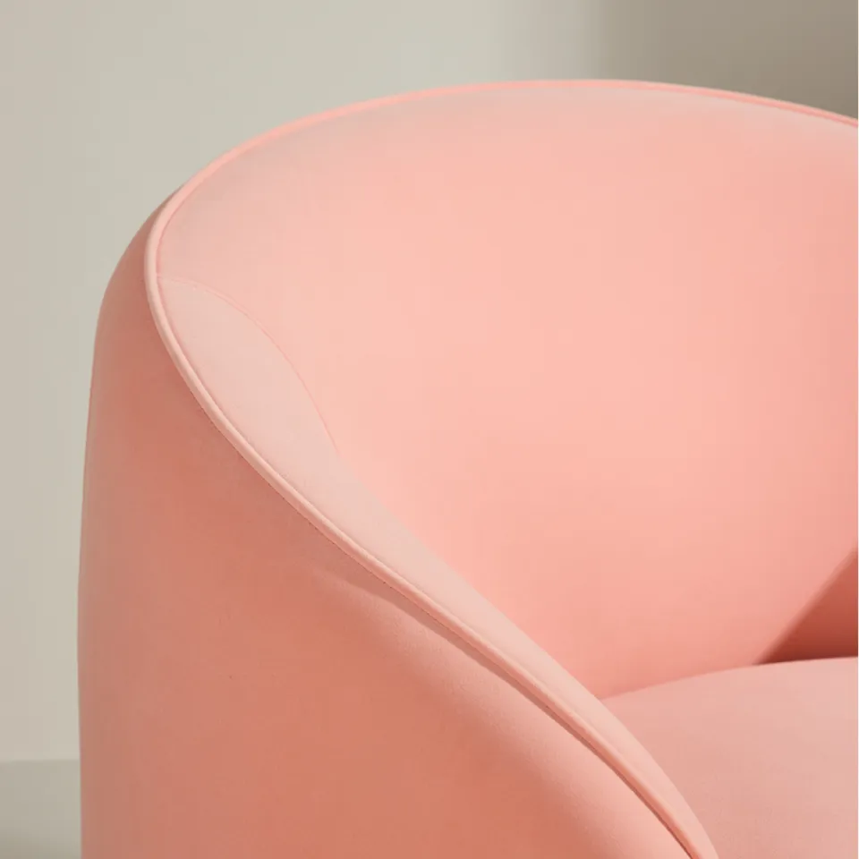 Nest living Giselle gestoffeerde fauteuil roze, foto 5