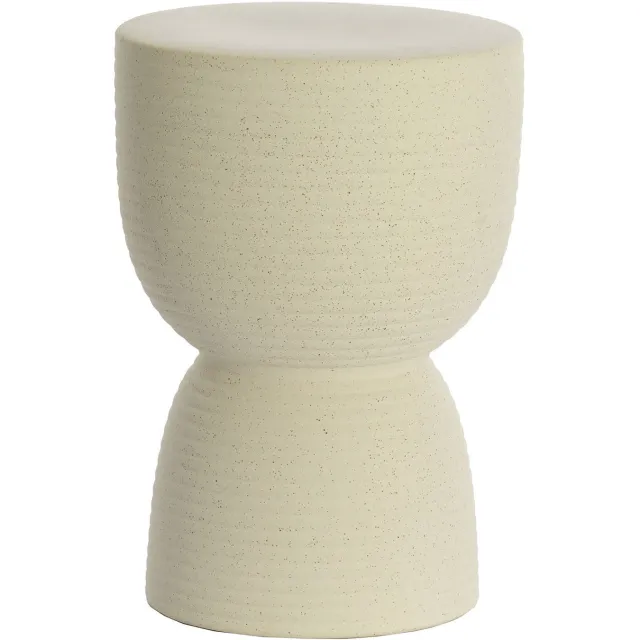 Light & Living Finca bijzettafel crème mat creme