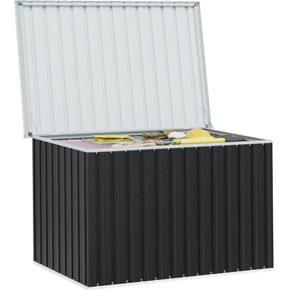vidaXL Tuinbox 150x101x91 cm antraciet Anthraciet