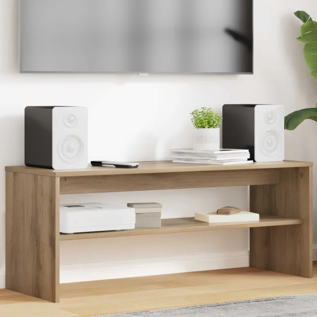vidaXL TV-kast 100 x 35 x 40 cm Artisan Eiken Bewerkt hout Bruin