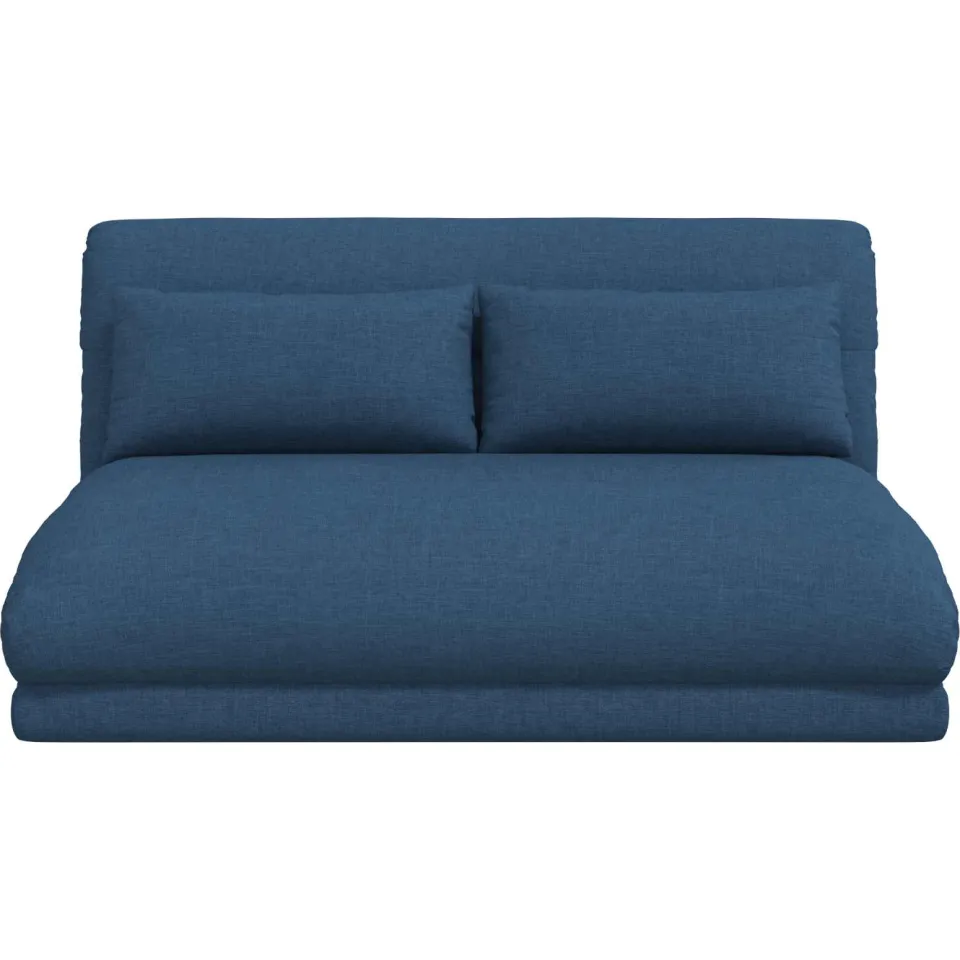 vidaXL Verstelbare vlo stoelen Blauw Stof, foto 4