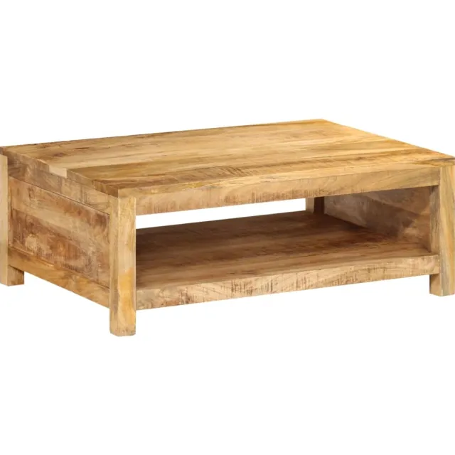 vidaXL Salontafel 80x55x30 cm massief mangohout Bruin