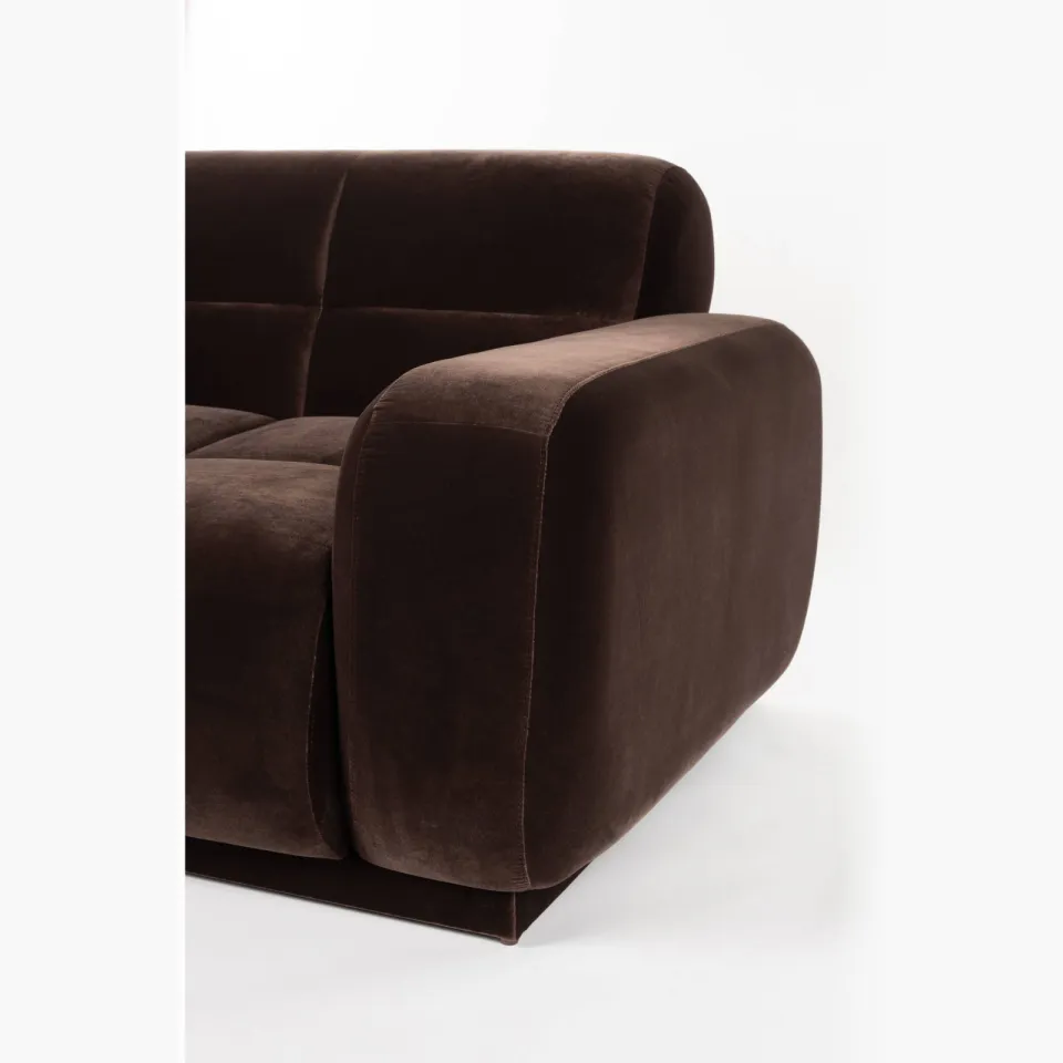 Zuiver Hazel 6-zitsbank bruin, foto 4