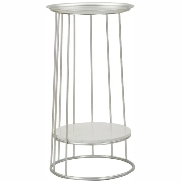 Mauro Ferretti Tafel Towery Ø 40×76 cm Zilver