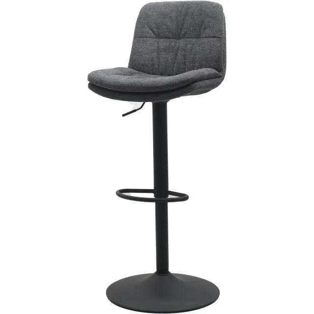 Meubelplaats Barstoel Colville donkergrijs - Brego 18 - draaibaar - barstoelen set van 2 Grijs Grijs