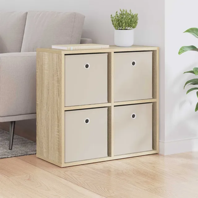 vidaXL Dressoir Sonoma Eiken 59,5 x 27 x 57 cm, foto 2