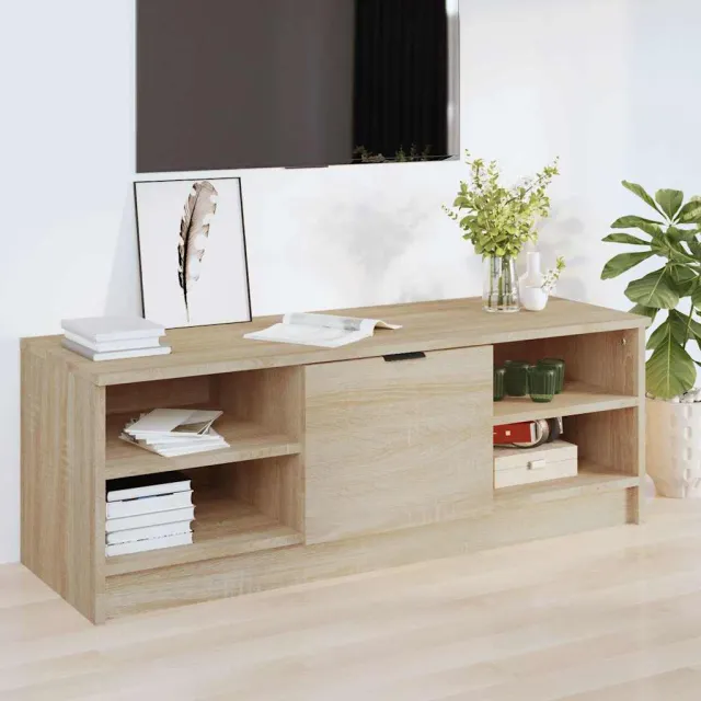 vidaXL Tv-meubel 102x35,5x36,5 cm bewerkt hout sonoma eikenkleurig, foto 2