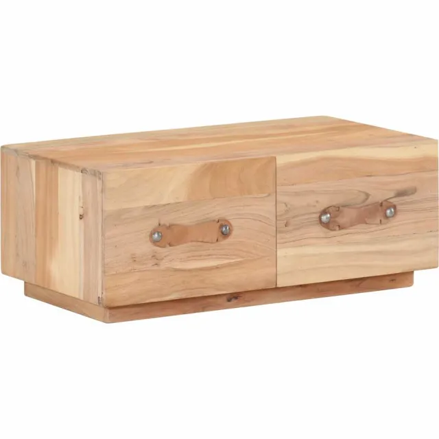 vidaXL Salontafel 90x50x35 cm massief gerecycled hout Bruin