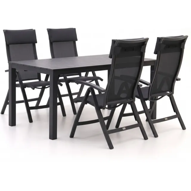 Bellagio tuinmeubelen Bellagio Lugo/Menzano 160cm dining tuinset 5-delig