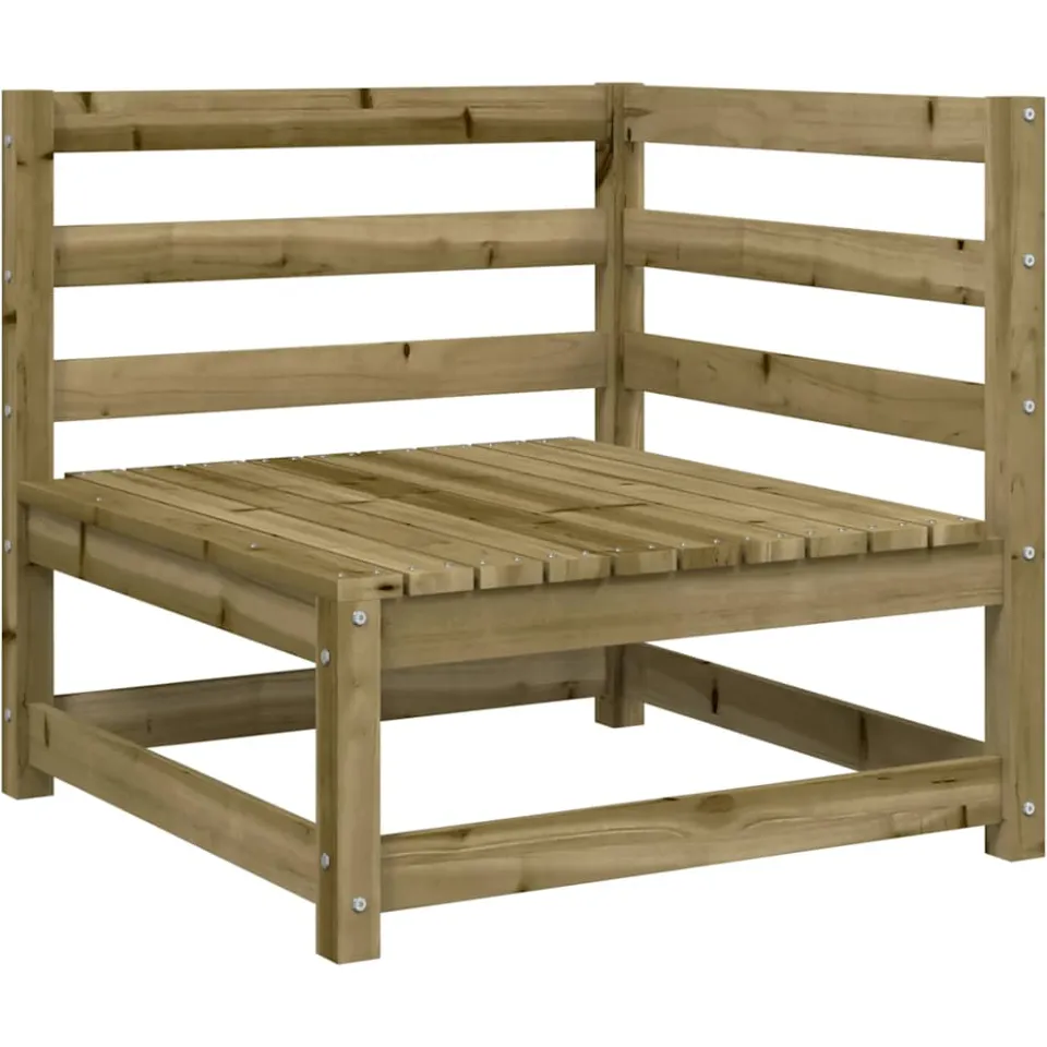 vidaXL 8-delige Loungeset geïmpregneerd grenenhout bruin, foto 3