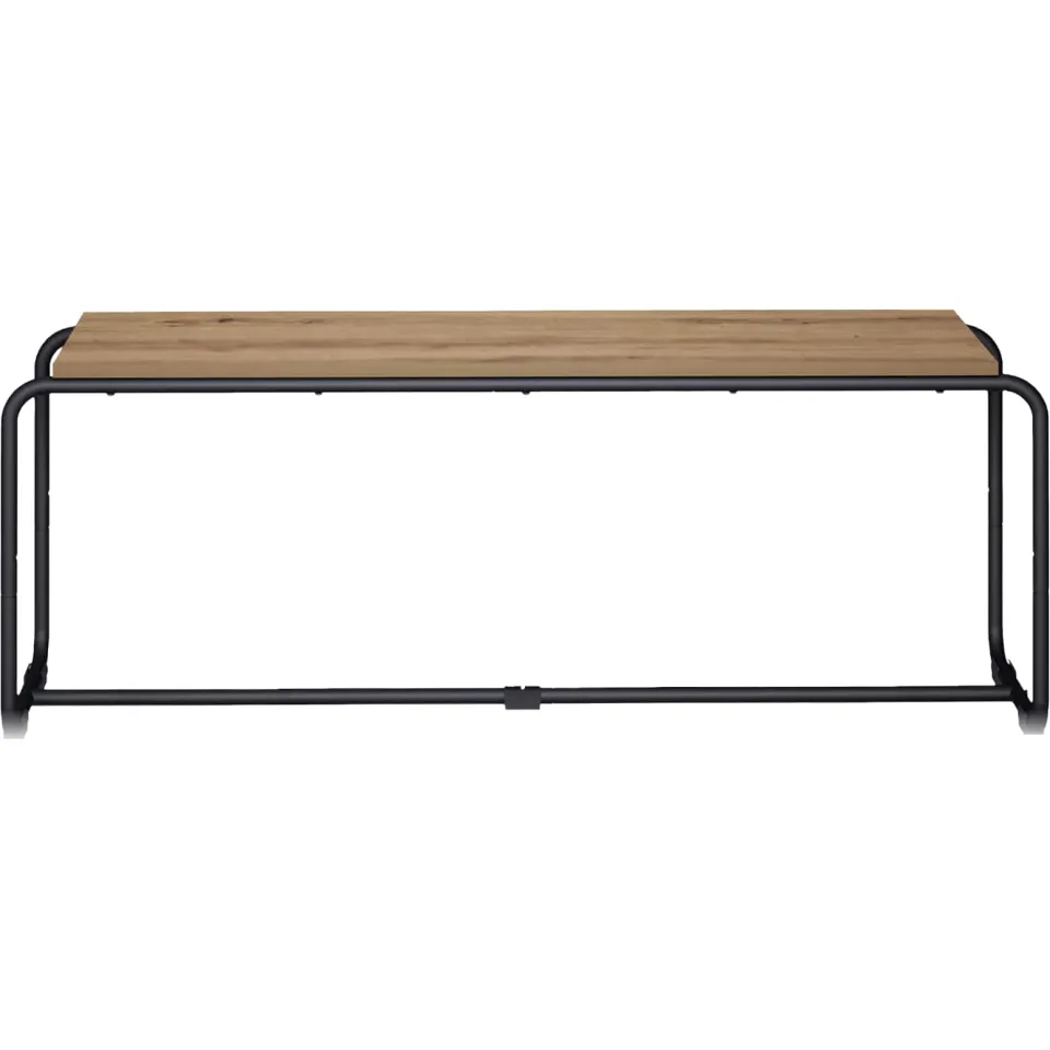 vidaXL TV-standaard 113.5 x 35.5 x 42 cm Artisanaal eiken Bewerkt hout, foto 2