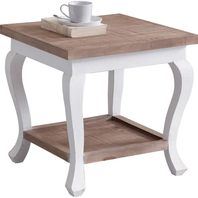 Loberon Salontafel Riverside bruin/antiekwit