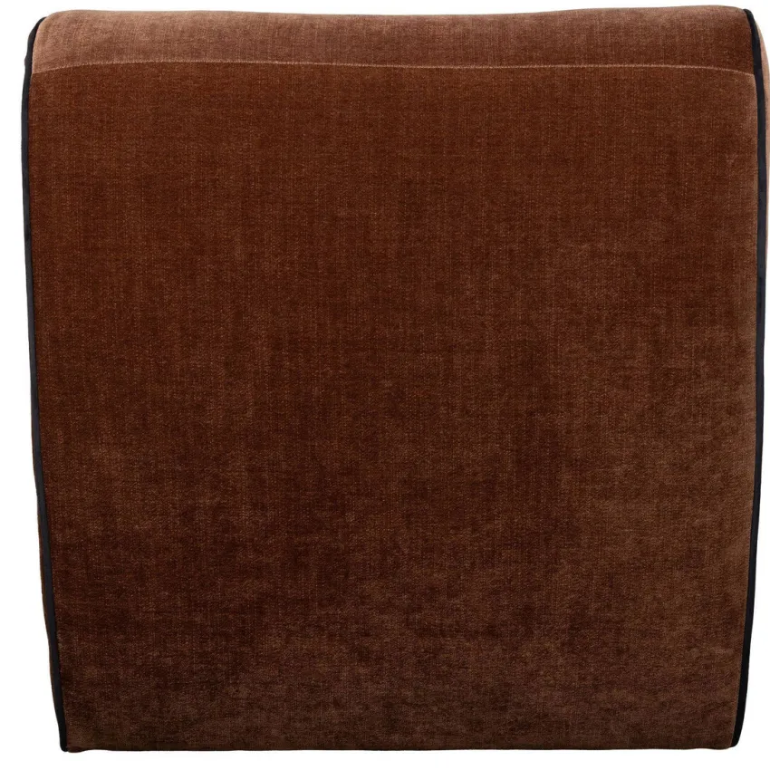 Dutchbone fauteuil Donna - donkerbruin, foto 4