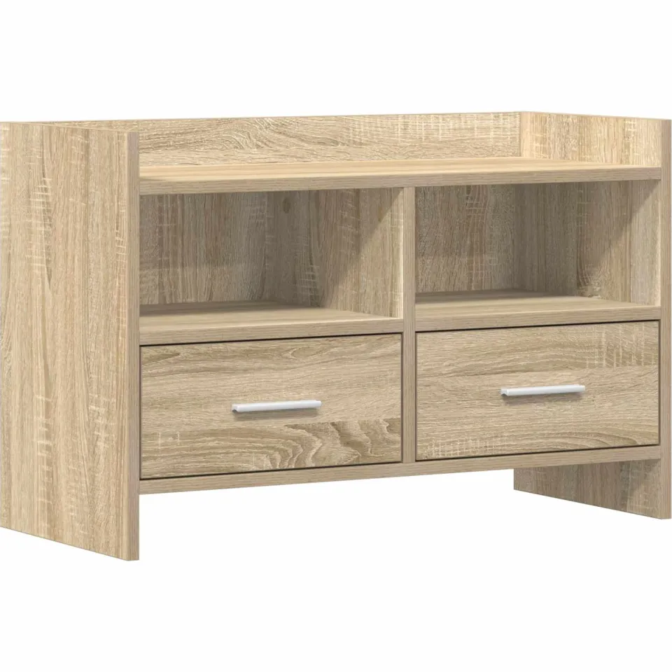 vidaXL TV-kast 71,5 x 33 x 47 cm Sonoma Eiken Bewerkt hout