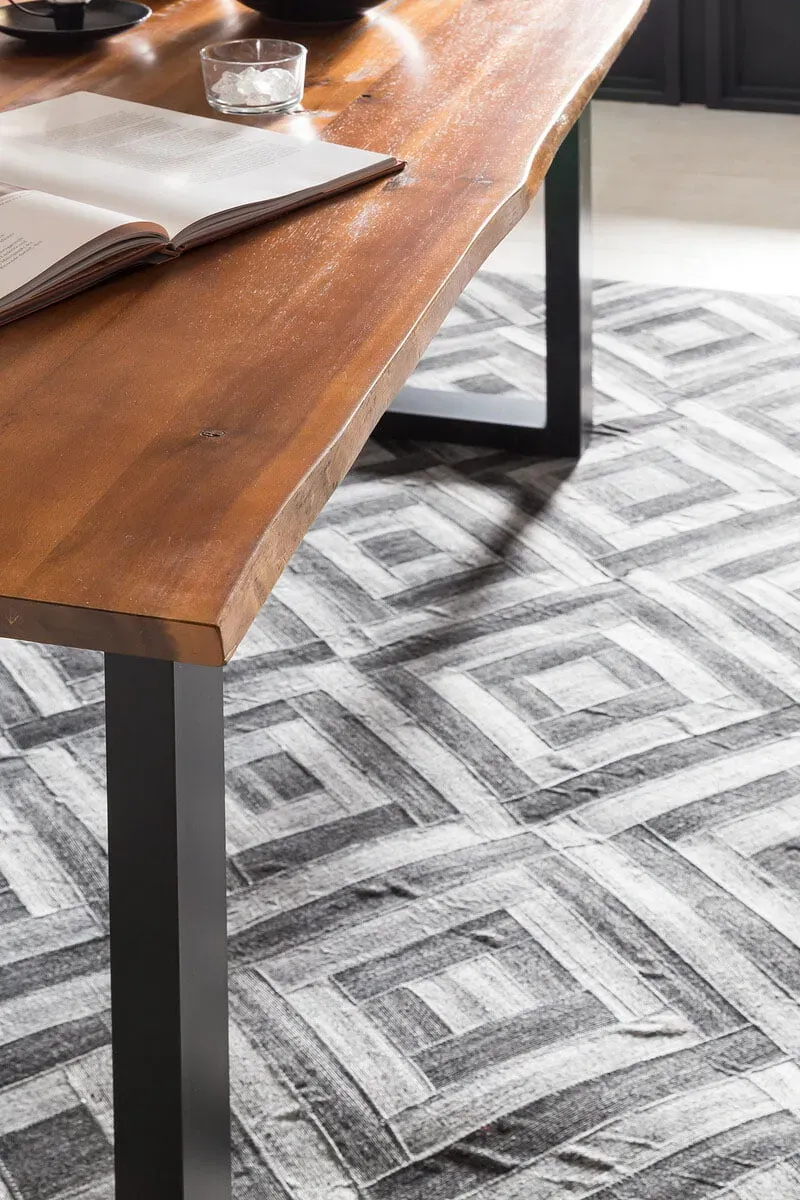 eettafel Sven acaciahout bruin, foto 6