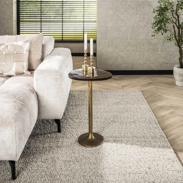 Dimehouse Bijzettafel Aurum Antiek Goud 60 cm
